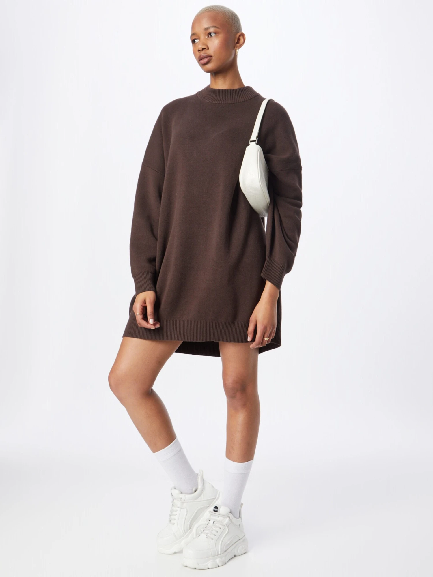 Monki Robes Robes En Maille Femme Chocolat 7 Monki Robes Robes En Maille Femme Chocolat – Image 5
