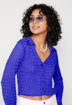 Monki Chemisier - Blue -Monki 6cb349a0e72b4fd89c7d8c2b09472556