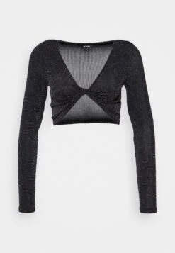 Monki T-Shirt À Manches Longues - Black/Multi-Coloured -Monki 6d23d7d4c7154cabae7ae26a044c25c3