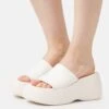 Monki Mules À Talons - White Light -Monki 6d4afe8a5f0c46d08d36fb26cc8906b6