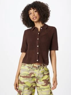 Monki Gilets Cardigan Femme Pueblo -Monki 6e94d9437eea1b9b414f277a4eed62a3