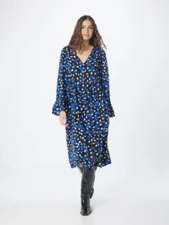 Monki Robes Fluides Robe-chemise Femme Bleu Roi -Monki 6eaf25379d224faee70c4d240dbc6a65