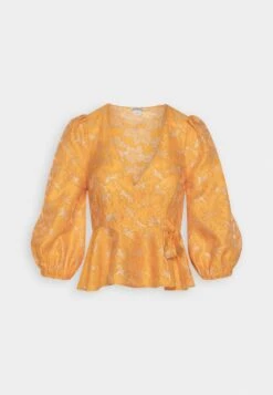 Monki Blouse - Orange Shimmer -Monki 6f66e350c79a4092a5708f5a569b4aef