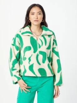 Monki Pulls à Col Roulé Pull-over Femme Crème -Monki 7011fca1bfb0f032869b6cc45cf375b8
