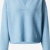 Monki Pulls Basiques Pull-over Femme Bleu Ciel -Monki 72230c8e2d3687c4352828c1d9e421e5