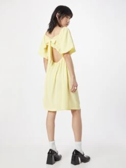 Monki Mini-robes Robe Femme Jaune -Monki 7562e18d38dcd52e4ef8817f1eccef93