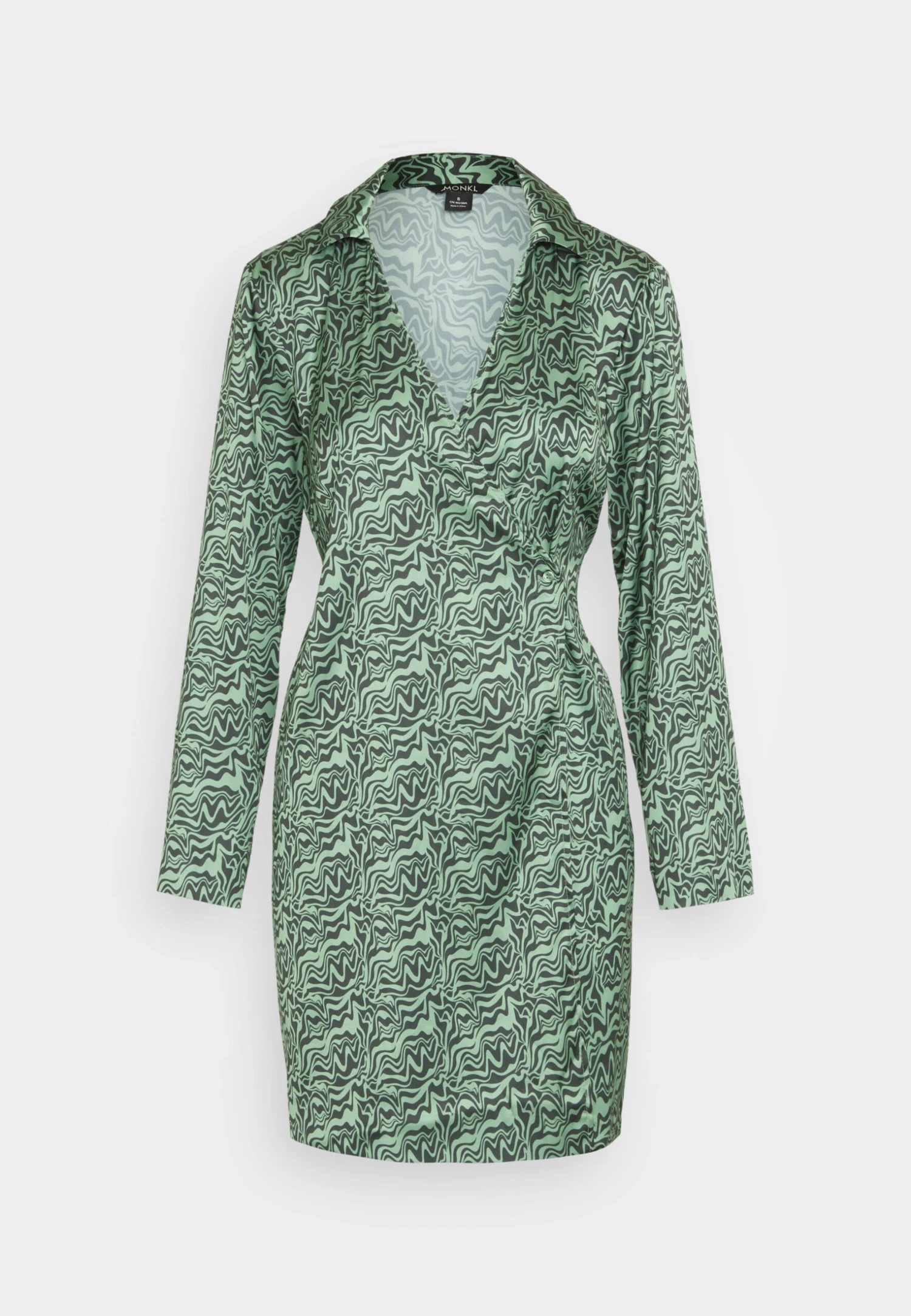 Monki Robe De Jour - Black/Olive 7 Monki Robe De Jour - Black/Olive – Image 5