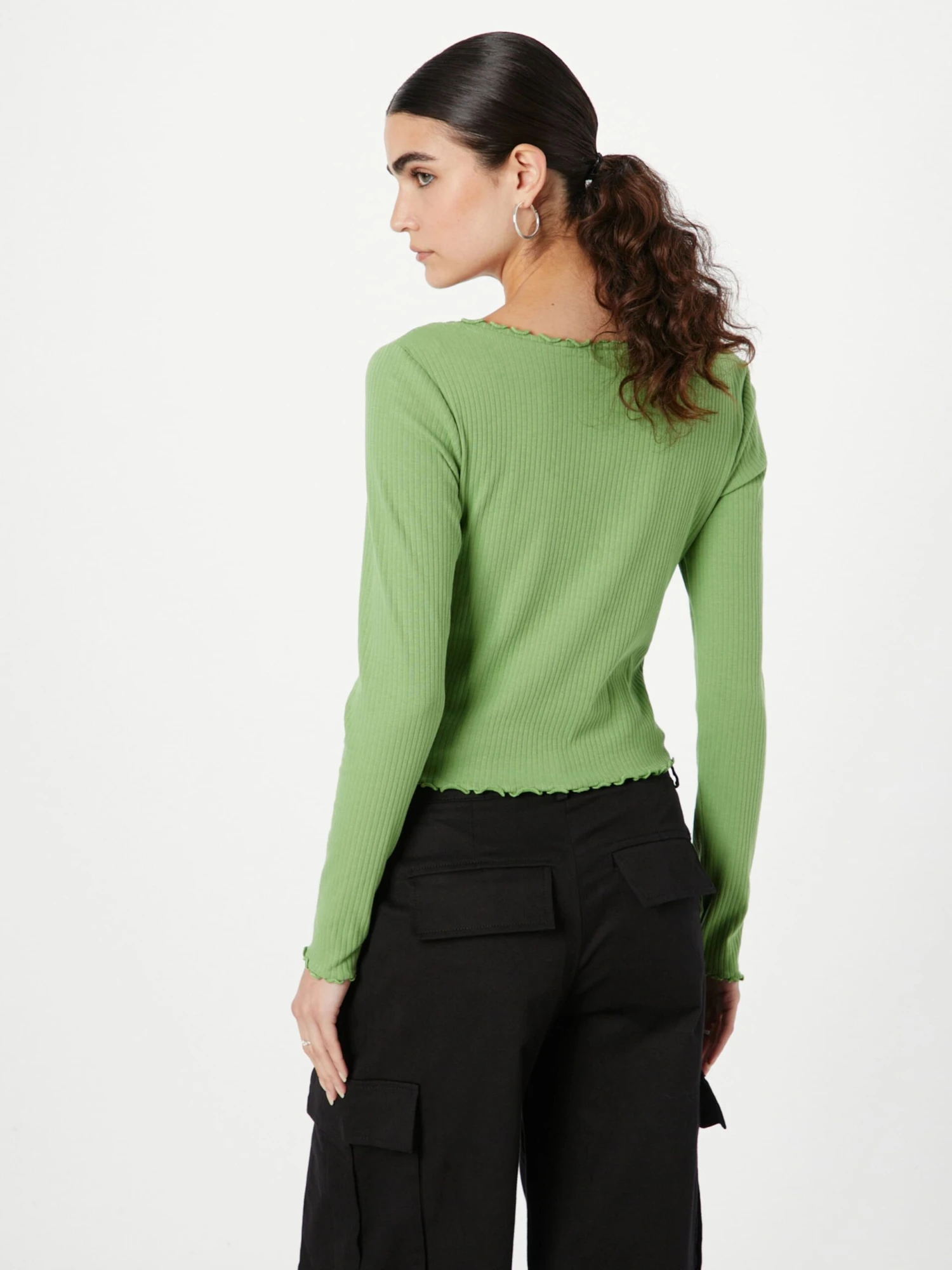 Monki Gilets Cardigan Femme Vert Clair 6 Monki Gilets Cardigan Femme Vert Clair – Image 4