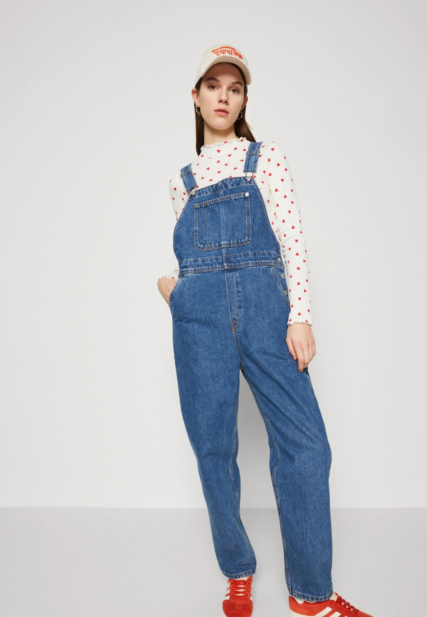Monki Salopette - Blue Medium Dusty Classic 6 Monki Salopette - Blue Medium Dusty Classic – Image 4