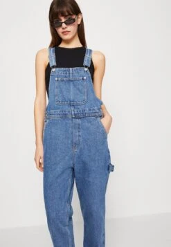 Monki Salopette - Blue Medium Dusty -Monki 7a16107350aa4c50bae1bd0137178b21