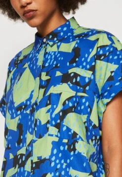 Monki Robe Chemise - Blue Bright 13 Monki Robe Chemise - Blue Bright -Monki 7b81168584734ca98b5fd7cb49066ead