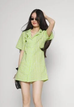 Monki Robe Chemise - Green -Monki 7b91793cd5d44a799457031ac9d94865