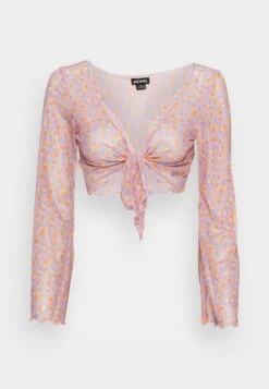 Monki T-Shirt À Manches Longues - Lilac Purple Light -Monki 7d1d0dda4e7743f79fb55dda3ea8956a