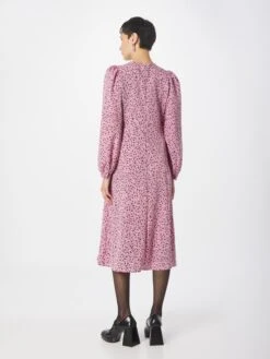 Monki Robes Midi Robe Femme Rose Ancienne -Monki 7d7026fac646a3100e7955e9a006c0b8