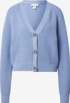 Monki Gilets Cardigan Femme Bleu Clair