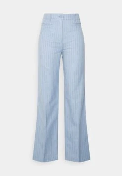 Monki Pantalon Classique - Light Blue