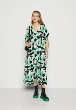 Monki Robe Chemise - Turquoise Light Green -Monki 804a81c355044ee4a6fde120c82e049b