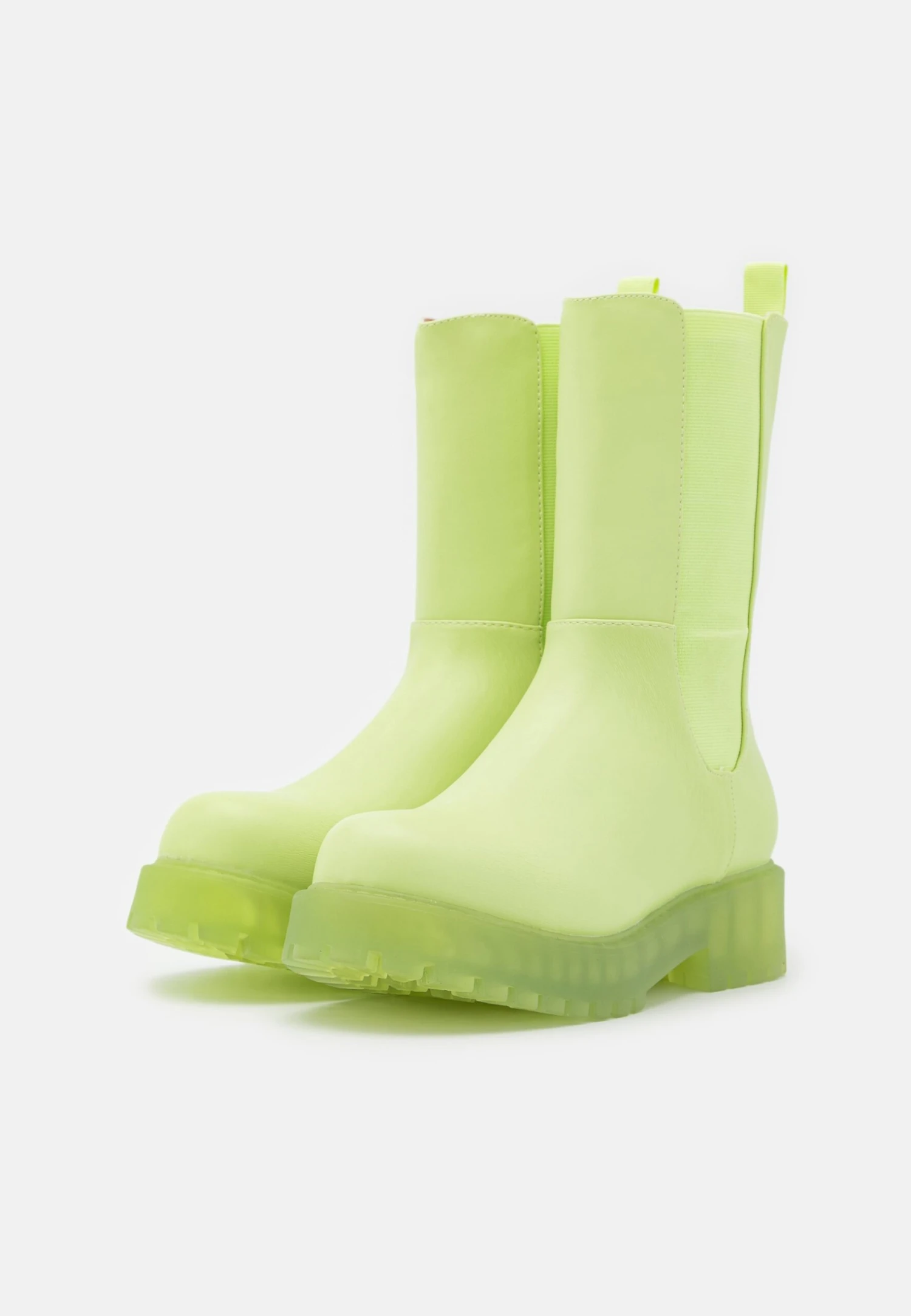Monki Bottes À Plateau - Green 5 Monki Bottes À Plateau - Green – Image 3