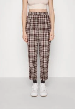 Monki Pantalon Classique - Fudge