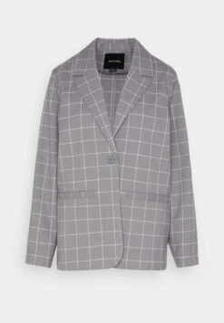 Monki Blazer - Grey Grid -Monki 8331c4e6b69e4847bad5beaa5e2b70c5