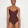Monki Maillot De Bain - Brown -Monki 8393a23f540840908a35cf5a1b70958c