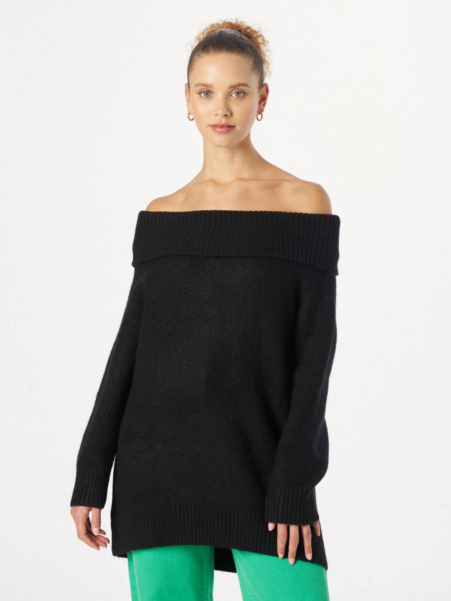Monki Pulls Maille Fine Pull-over Femme Noir 5 Monki Pulls Maille Fine Pull-over Femme Noir â Image 3