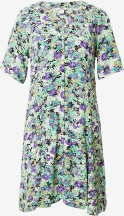 Monki Robes Fluides Robe-chemise Femme Jade
