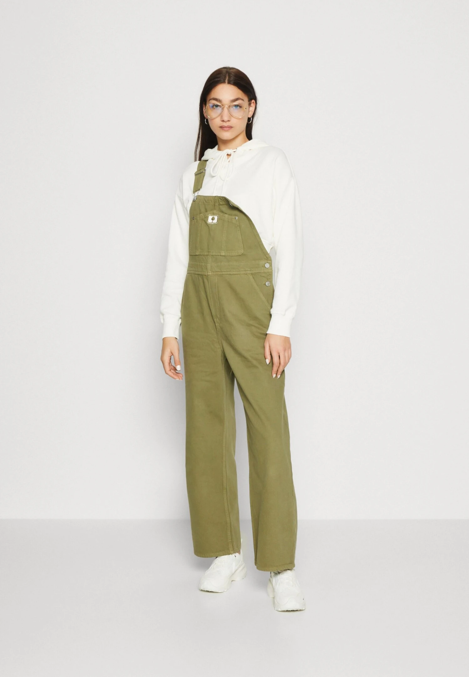 Monki Salopette - Green Medium 4 Monki Salopette - Green Medium – Image 2