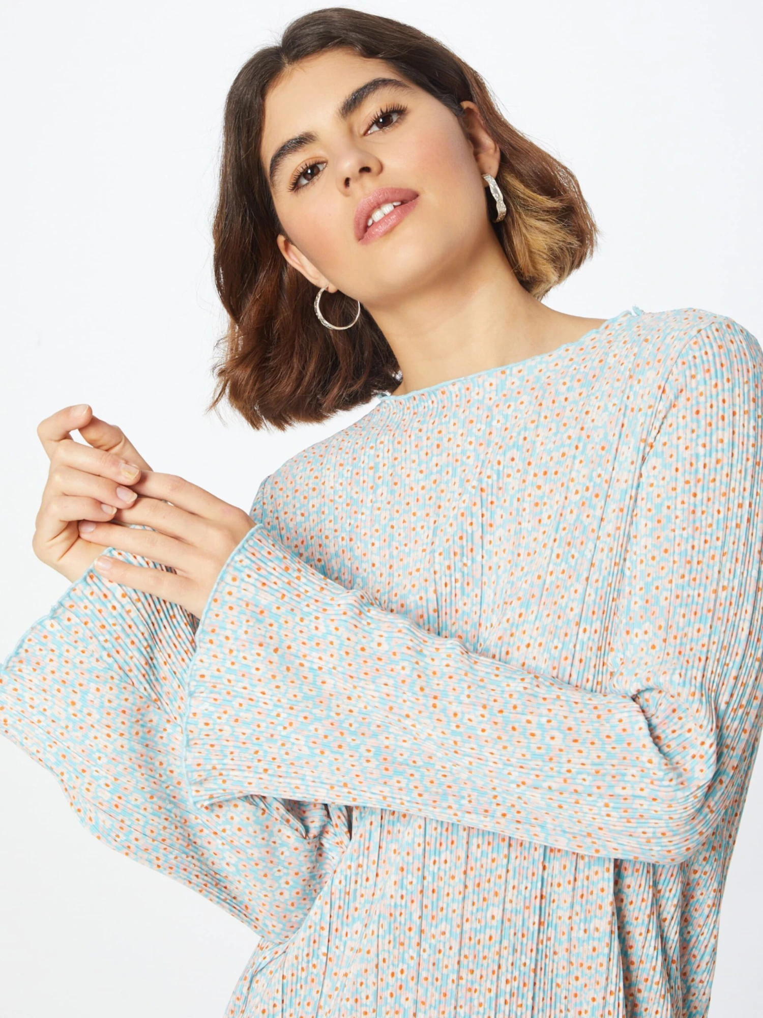 Monki Mini-robes Robe Femme Bleu 4 Monki Mini-robes Robe Femme Bleu – Image 2