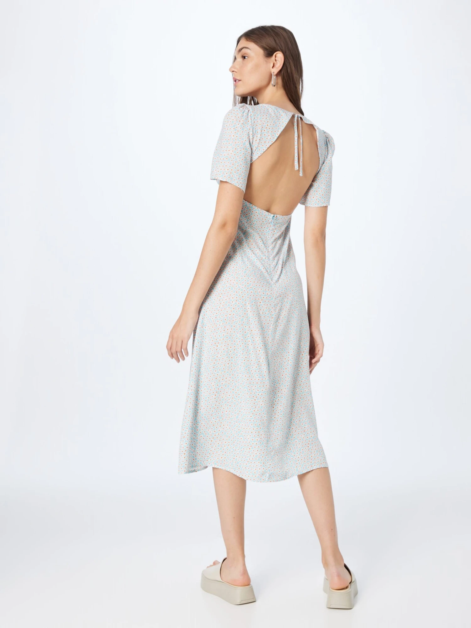 Monki Robes Dété Robe D’été Femme Bleu 6 Monki Robes Dété Robe D’été Femme Bleu – Image 4