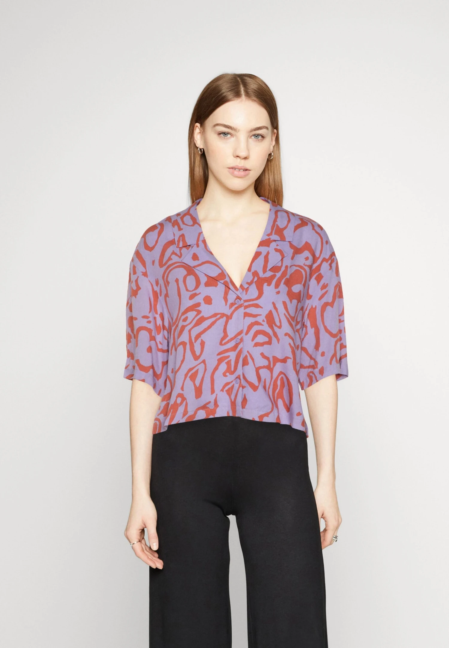 Monki Chemisier - Lilac/Purple Light 3 Monki Chemisier - Lilac/Purple Light