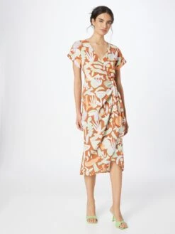 Monki Robes Midi Robe Femme Rouille -Monki 89afcd3b3cef5e2ceee7e2db1de85afb