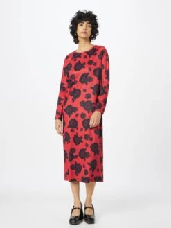 Monki Robes En Jersey Robe Femme Rouge -Monki 8a2073e06caaa8b4726c0087afd19c96