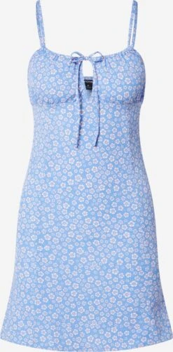 Monki Robes Dété Robe D’été Femme Bleu Ciel