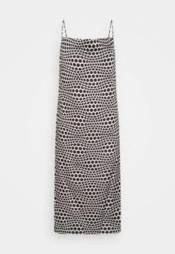 Monki Robe De Soirée - White Dusty Light/Black -Monki 8b785253c6e54437be2c4202e16edb0a