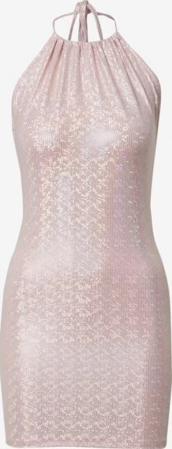 Monki Robes De Cocktail Robe De Cocktail Femme Rose Clair