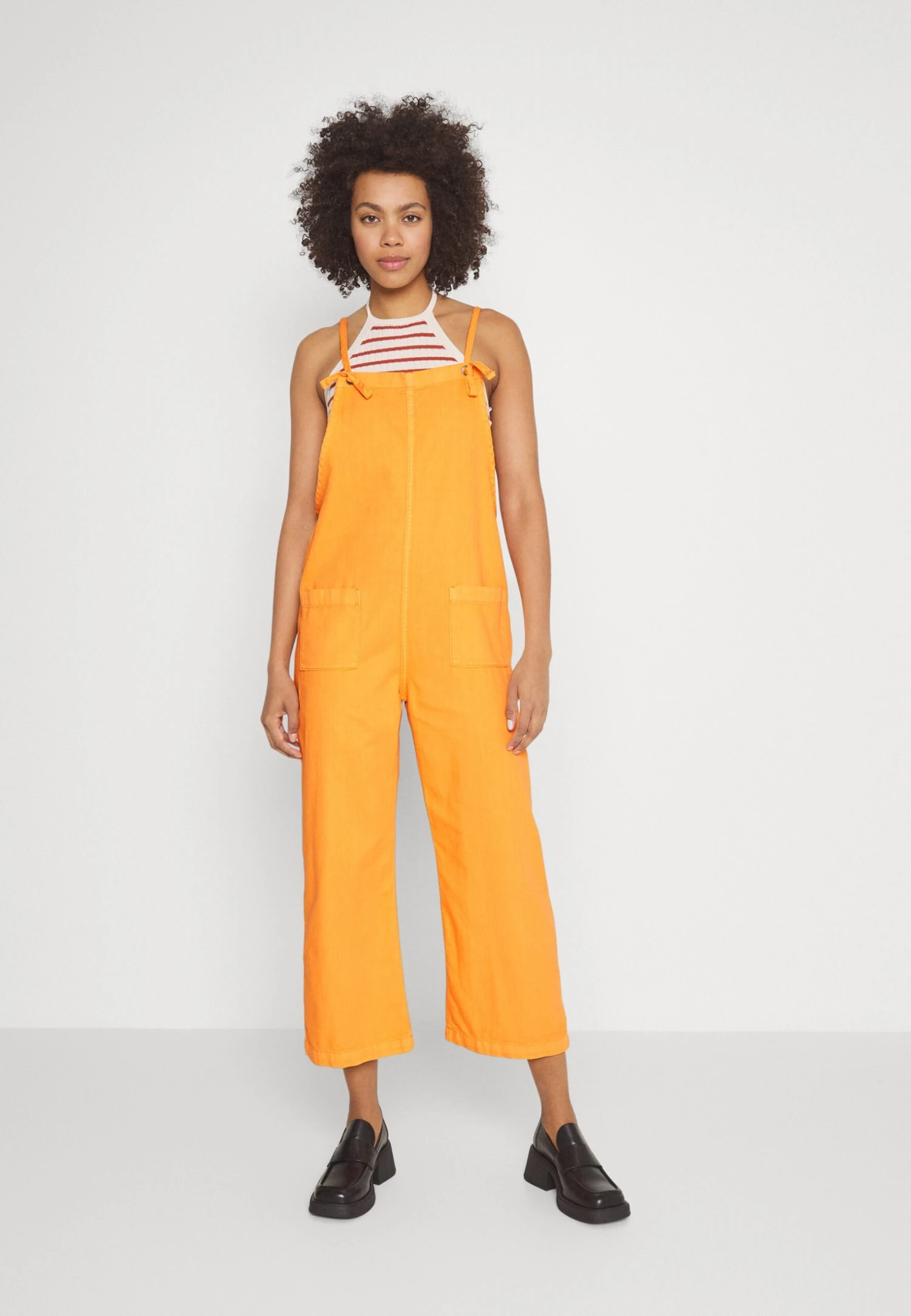 Monki Salopette - Orange Bright 3 Monki Salopette - Orange Bright