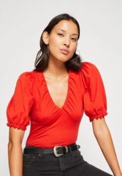 Monki T-Shirt Imprimé - Bright Red -Monki 8d26de9fb0bb48dcaa93e2dc281ec048