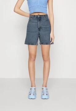 Monki Short En Jean - Blue Medium Dusty