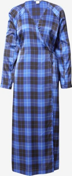 Monki Robes Midi Robe Femme Bleu