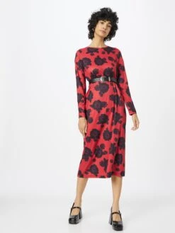 Monki Robes En Jersey Robe Femme Rouge -Monki 8d9763a749d6838ae711b5ee3d6cdf14