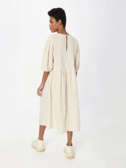 Monki Robes Midi Robe Femme Beige / Beige Clair -Monki 8e5aed62cc2e7f1640811aa2e98e058b