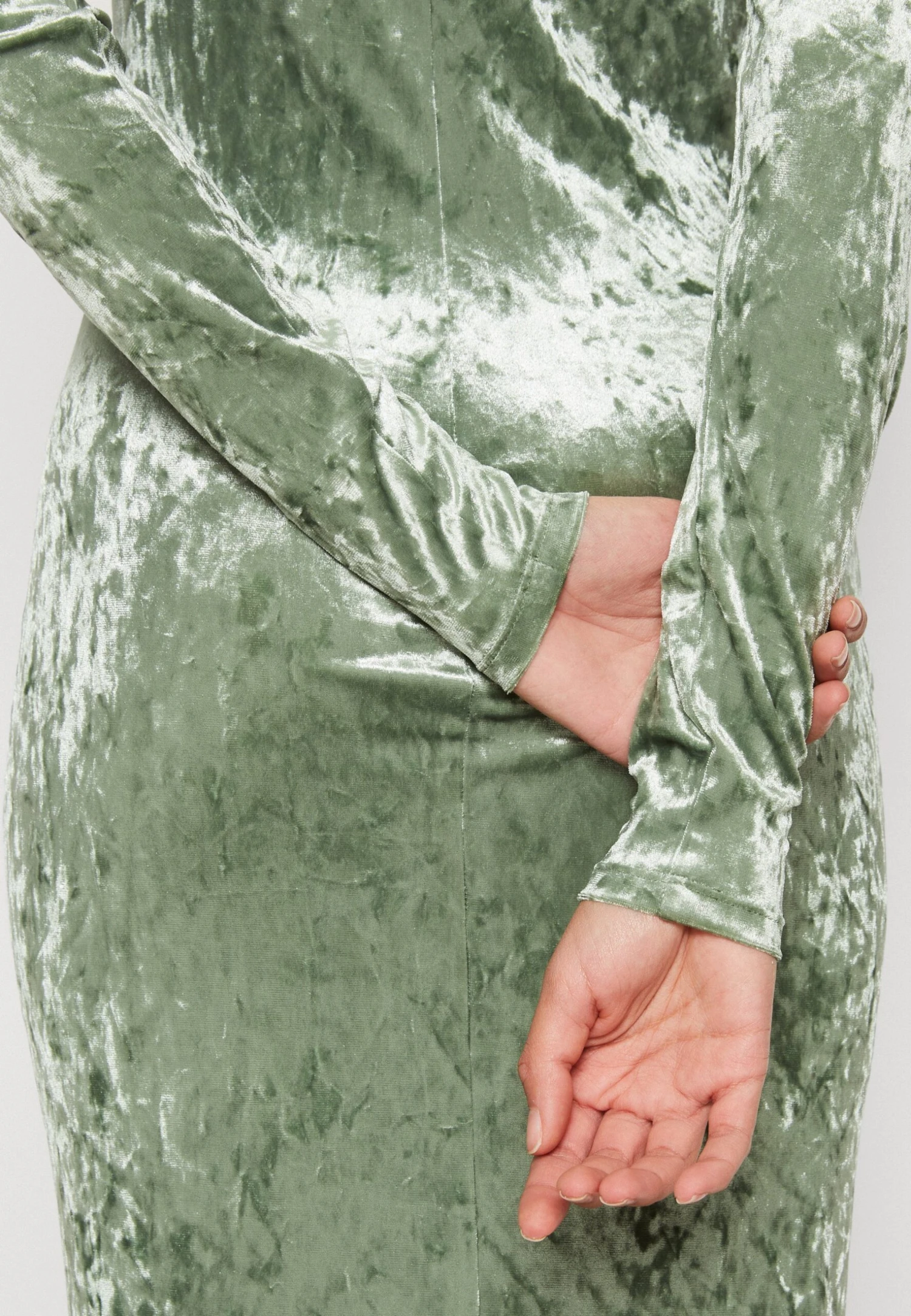 Monki Robe De Cocktail - Green Medium Dusty 8 Monki Robe De Cocktail - Green Medium Dusty – Image 6