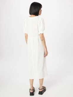 Monki Robes Fluides Robe-chemise Femme Blanc -Monki 961608973096dd5bfb334787aaaff929