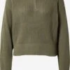Monki Pulls à Col Roulé Pull-over Femme Olive -Monki 9629b03e8b3be898a5a8968d14dff57e