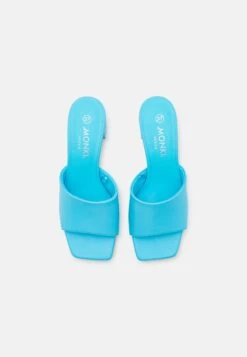 Monki Mules À Talons - Turquoise Bright -Monki 96acf6b58aa24e5fb1c2defae309900a