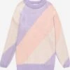 Monki Pulls Maille Fine Pull-over Femme Lilas -Monki 99faa965a3038ee55f93b27d71ddc4bb