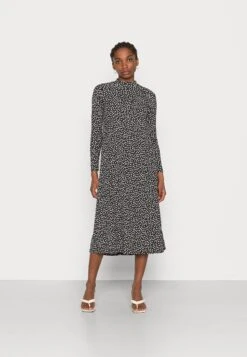 Monki Robe De Jour - Black Dark