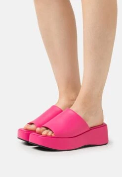 Monki Mules À Talons - Pink