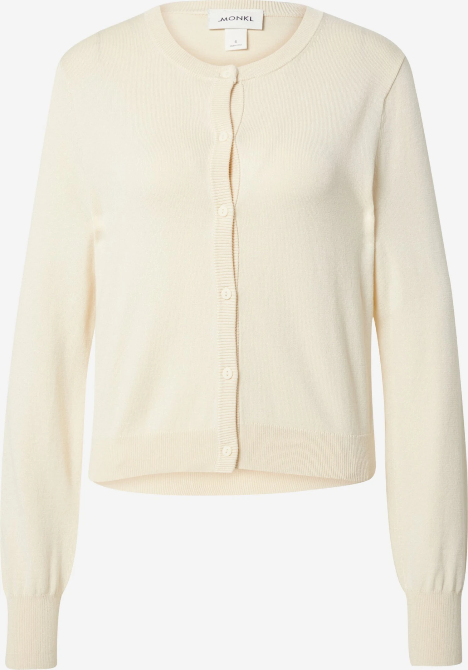 Monki Gilets Cardigan Femme Beige 3 Monki Gilets Cardigan Femme Beige